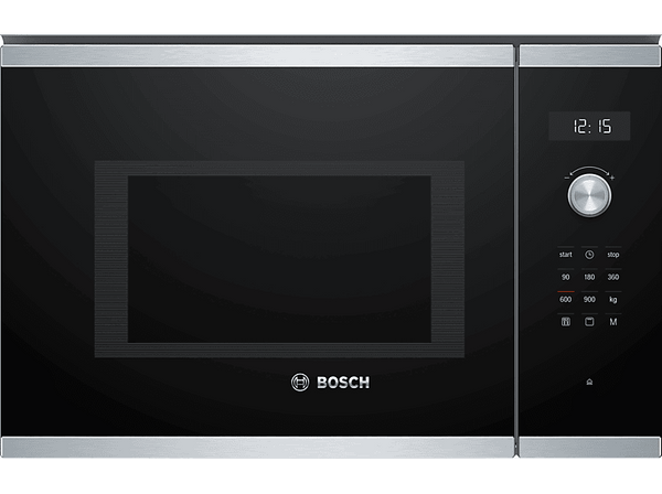 Microondas integrable - Bosch BEL554MS0, 900W, 25 L, Negro
