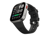 Smartwatch - Amazfit Bip Max, Correa 22mm, 5 ATM, Hasta 20 días de Autonomía, Pantalla 2.07 AMOLED, Sensores Salud Sensor biométrico, Silver Black