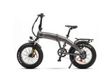 Bicicleta de Montaña - smartgyro Rhino, Eléctrica, Plegable, Potencia Nominal 250W, Velocidad 25 km/h, Autonomía 60 km, 7 Velocidades, Gris