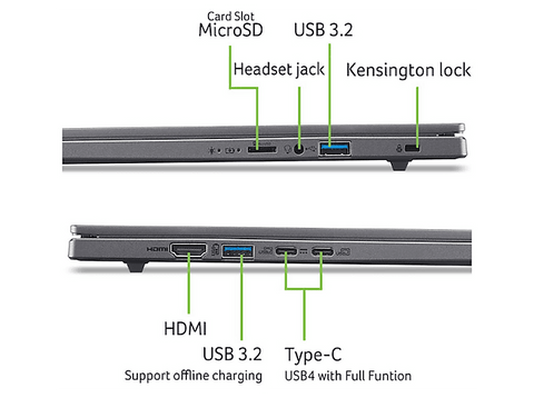 Portátil - Acer Aspire 16 AI A16-11M-X6P5 Copilot+ PC, 16