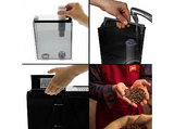 Cafetera superautomática - Melitta® Caffeo Solo, 15 bar, Molinillo integrado, Sistema extracción aromas, Negro