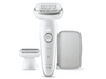 Depiladora - Braun Silk·épil 9 9-030, Depiladora en seco y en mojado, Piel suave duradera, +2 Accesorios de rasurado y recorte, Plata