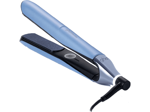 Plancha de pelo - ghd Chronos Iced, Cerámica, 185 °C, Tecnología HD motion-responsive™, Azul Gélido