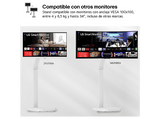 Monitor - LG Smart Monitor Swing 32SR50FAW-W, 32 Full-HD, 60 Hz, 5 ms, IPS, Altavoces incorporados, Blanco