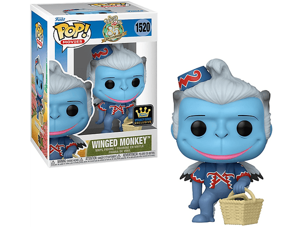 Figura Funko Pop! - Movies: El Mago de Oz 85 Aniversario - Mono Volador (Chase), Vinilo, 9 cm