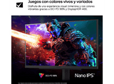 Monitor gaming - LG UltraGear™ 27GS85Q-B, 27 QHD, 200 Hz, 1 ms, IPS, 2x HDMI, AMD FreeSync™, HDR10, Altura ajustable, Negro