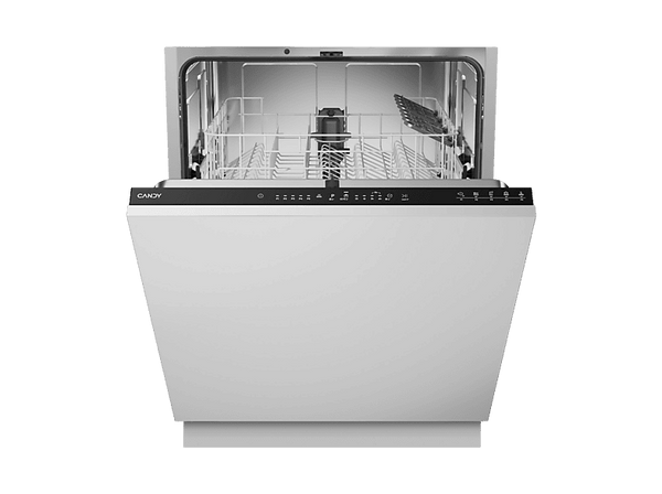 Lavavajillas integrable - Candy CIP 3D9E0B, 13 servicios, 5 programas, 60 cm, AutoDoor, Wash&Dry 35', Sin panelar