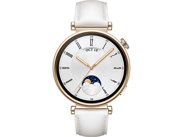 Smartwatch - Huawei Watch GT4, 41 mm, AMOLED, Hasta 7 días de autonomía, Blanco