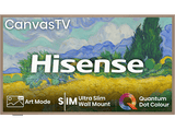 TV QLED 55 - Hisense Canvas 55S7NQ, UHD 4K, Quad Core MT9618, Smart TV, DVB-T2, Marco StyleSwap, Aluminio