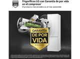 Frigorífico combi - LG GBV21NCDSW, No Frost, 186 cm, 344 l, DoorCooling™, FRESHConverter™, Blanco