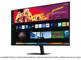 Monitor - Samsung Smart Monitor M7 LS32BM700UPXEN, 32, UHD 4K, 4 ms, 60 Hz, USB, WiFi, Bluetooth, Negro