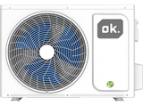 Aire acondicionado Split 1 x 1 - ok. OAC 12225 ES SET, 3009 fg/h, Inverter, Auto Limpieza, Temporizador 24h, Wi-Fi, Blanco