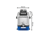 Freidora - Tefal FR8040, 2300 W, 3.5 l de aceite, 1.2 Kg de comida, Filtrado automático, Temporizador digital,  Negro, Acero inoxidable