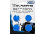 Grips - Ardistel BLACKFIRE® Precission ThumbGrips Kit 8in1, Para PS5 Portal Remote Player, Azul y negro