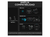 Volante - Logitech G RS Pedals, Freno loadcell de 75 kg, Acelerador suave de efecto Hall, Separación ajustable, Compatible serie PRO/RS50, Negro