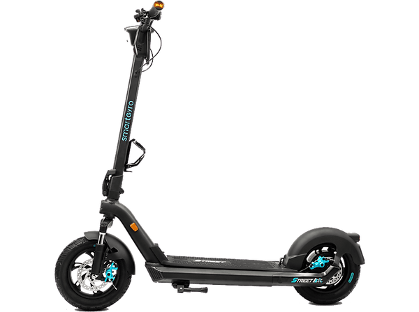 Patinete eléctrico - smartGyro Street, Potencia máx. 500W, Potencia Nominal 500W, 120 kg, 13500 mAh, 25 km/h, Negro