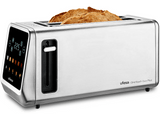 Tostadora - Ufesa OneTouch Duo Plus, 1450 W, 2 Ranuras Largas Extra Anchas XL, 6 Niveles de tostado, Descongelar, Inox