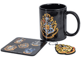 Pack Merchandising - Pyramid International, Harry Potter: Escudo colorido, Taza + Llavero +Posavasos