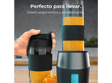 Batidora de vaso - Cecotec Power Titanium 900 ProGo, 900W, 2 vasos portátiles de 570 ml, 4 cuchillas de titanio, Asa de silicona, Pica hielo, Negro