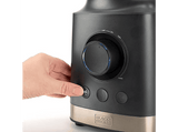 Batidora de vaso - Black & Decker ES9120080B, ‎1800 W, ‎Control velocidad regulable, 1.8 l, 3 funciones, Gris