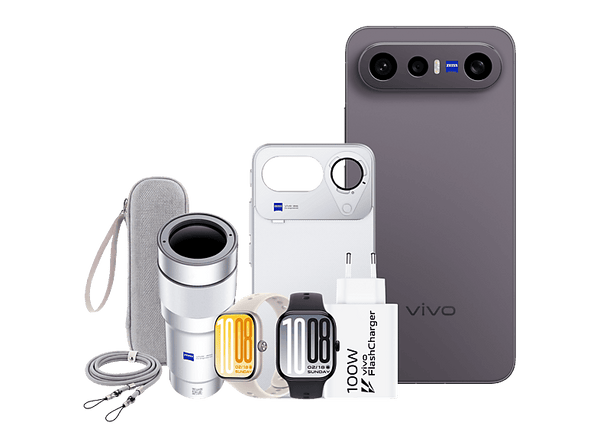 Móvil - vivo Bundle X300 FE, Luxe Black, 512 GB, 12 GB RAM, 6.31" AMOLED, Snapdragon® 8 Gen 5 Mobile, 6500 mAh, Incluye WATCH GT 2