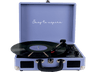 Tocadiscos - Prixton VC400, 78 rpm, Bluetooth, USB, 2 Altavoces 3W,  Digitalizador de vinilos, Lila