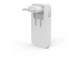 Cargador de pared - Hama 00201976, Universal, 2x USB-C, 1x USB-A, 65W, Mini Cargador Plano, PD, Blanco