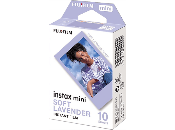 Papel fotográfico - Fujifilm Instax Mini, pack de 10,  Lavanda