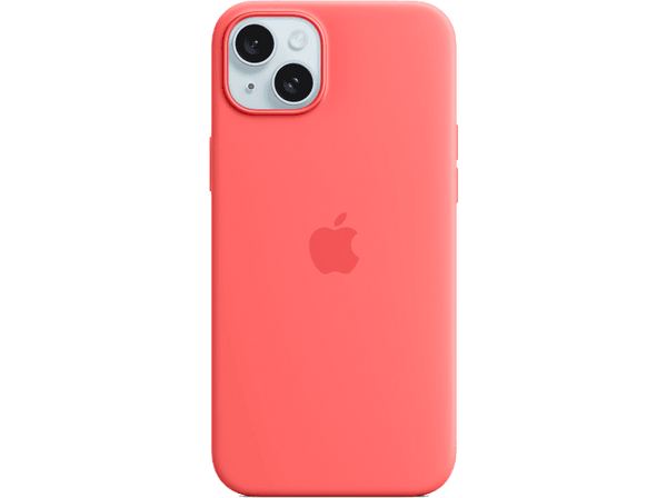 APPLE Funda de silicona con MagSafe para iPhone 15 Plus, Guayaba