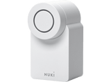 Cerradura electrónica - NUKI Smart Lock Go, Compatible con Matter, Fácil montaje, Funciona con cuatro pilas AA, Blanco