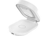 Cargador móvil inalámbrico - Belkin UltraCharge Foldable magnetic 3-in-1, Compatible con Qi2.2, 25W, Plegable, Blanco