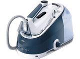 Centro de planchado - Braun CareStyle 5 IS5245BL, 2400 W, Golpe de vapor 480 g/min, 7 bar, Suela de Eloxal, Ergonómico, Azul
