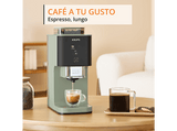 Cafetera superautomática - Krups Coffee Crush, Café en grano y molido, 15 bares, 2 recetas de café, Táctil, Compacta, 3 niveles de molienda, Verde