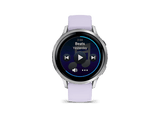 Reloj deportivo - Garmin Venu 4, Morado, 41mm, Pantalla 1.2, Autonomía 10 Días, Alineación del Sueño, Correa de Silicona