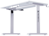 Mesa gaming - Newskill Belenor PRO, MFD + Metal, Ajustable en Altura 72-122 cm, Soporte Auriculares, Blanco