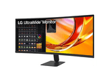 Monitor - LG UltraWide™ 34U601B-B, 34 WQHD, Curvo 1800R, 120 Hz, 5 ms, VA, AMD FreeSync Premium™, Estabilizador negro, Negro