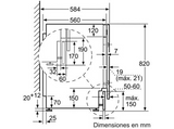 Lavadora secadora - Siemens WK14D543ES, Integrable, 7 kg/4 kg, 15 programas, 1355 rpm, Blanco