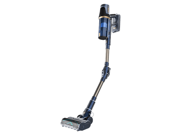 Aspirador escoba - cecotec Conga Rockstar RS70 Pet Flex, 500 W, 65 min Autonomía, Sin Bolsa, Cepillo para Animales, Negro/Dorado