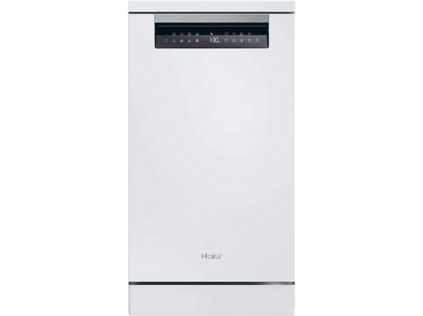 Lavavajillas - Haier I-Pro Shine Series 5 XF1C3TB1FW, 11 servicios, 8 programas, 45 cm, Motor Inverter, Wi-Fi, Blanco