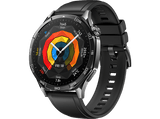 Smartwatch - Huawei Watch GT5 46 mm, Llamadas BT, Respuesta con teclado, 14 días de batería, Compatible iOS/Andorid, Correa Fluoroelastómero Negro