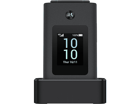 Móvil - TCL OneTouch 4043, Dark Night Grey, 4G, 128 MB, 1380 mAh, Dual SIM, Bluetooth, Botón SOS, Mocor OS