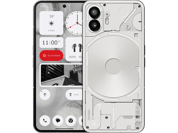 Móvil - Nothing Phone (2), White, 512 GB, 12 GB RAM, 6.7" Full HD+, Qualcomm Snapdragon8+ gen 1 4nm, 4700 mAh, Android 13
