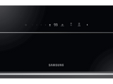 Campana decorativa - Samsung NK36C9804WB/UR, 5 velocidades, 560 m³/h, 90 cm, Cristal Negro