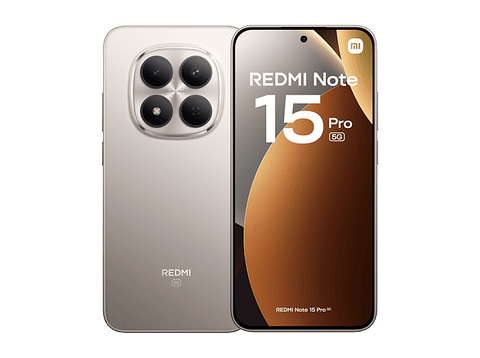 Móvil - Xiaomi Redmi Note 15 Pro 5G, Titanio, 512 GB, 12 GB RAM, 6.83