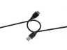 Cable USB - ISY IUC-1013, USB 3.0, USB-A a USB-A, 1.5m, Velocidad de transferencia 5 Gbps, Negro