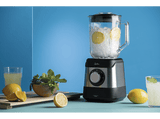 Batidora de vaso - Jata JEBT3855, 1500W, 1.8l, 2 Velocidades + Pulse, Pica Hielo, Acero inoxidable