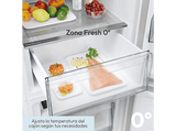 Frigorífico combi - Candy City Fresco CNCQ2T518EW, Total No Frost Circle+, 182 cm, 279 l, Iluminación LED, Blanco