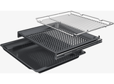 Horno a vapor - Balay 3HD5829B3, Multifunción, Pirolítico, 71 l, Función Freidora de Aire, Control Deslizante, 60 cm, Cristal Blanco