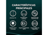 Congelador vertical - Hisense FT3K310SAIE, 312 l, 185.6 cm, Kitchen Fit, Wi Fi, Blanco