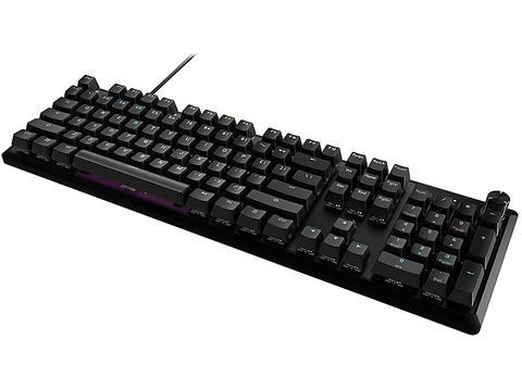 Teclado gaming - Corsair K70 CORE, Retroiluminación RGB, Teclas ABS, Mando multifunción, Negro